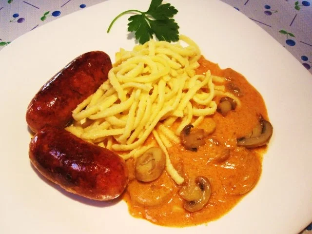 Chorizo mit einer milden Champignon-Wein-Soße - Rezept - Bild Nr. 8