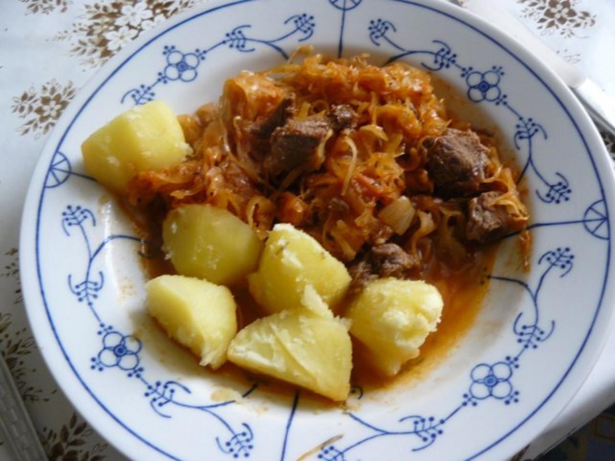 Szegediner Gulasch - Rezept von Donnapurzel