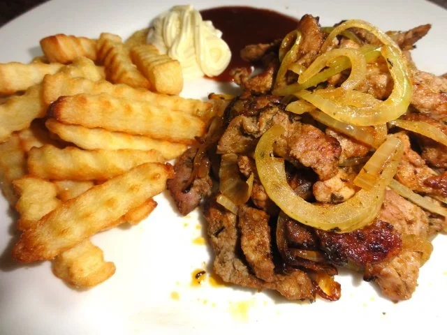 Fleisch:    GYROS - ZWIEBEL - PFANNE - Rezept - Bild Nr. 10