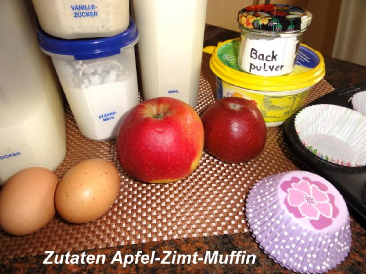 Muffin:   APFEL mit Zimtzucker - Rezept - Bild Nr. 2