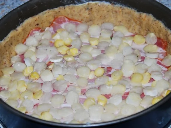 Spargel-Blumenkohl-Tarte mit Hähnchen - Rezept - Bild Nr. 11