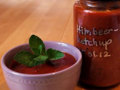 Rezept: Himbeer-Ketchup Himbeer-Ketchup - Rezept