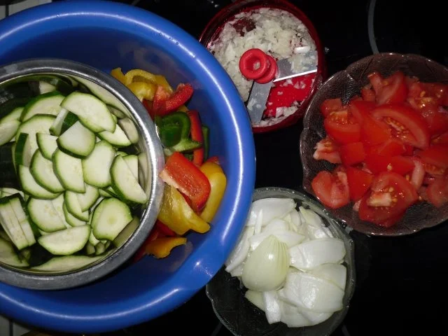 Rezept: Gemüse mit Reispuffer Bild Nr. 2 Gemüse mit Reispuffer - Rezept - Bild Nr. 2