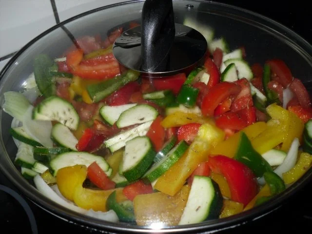 Rezept: Gemüse mit Reispuffer Bild Nr. 6 Gemüse mit Reispuffer - Rezept - Bild Nr. 6