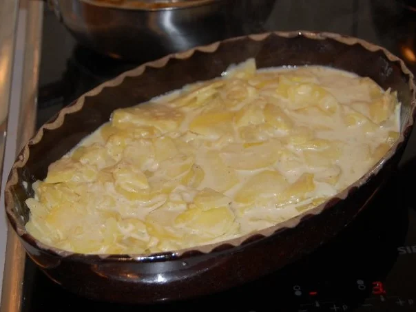 KARTOFFELGRATIN  /  GRATIN DAUPHINOIS - Rezept - Bild Nr. 8