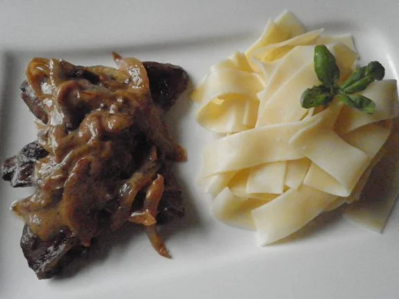 Hähnchenleber mit Whisky - Sahnesoße - Rezept - Bild Nr. 2