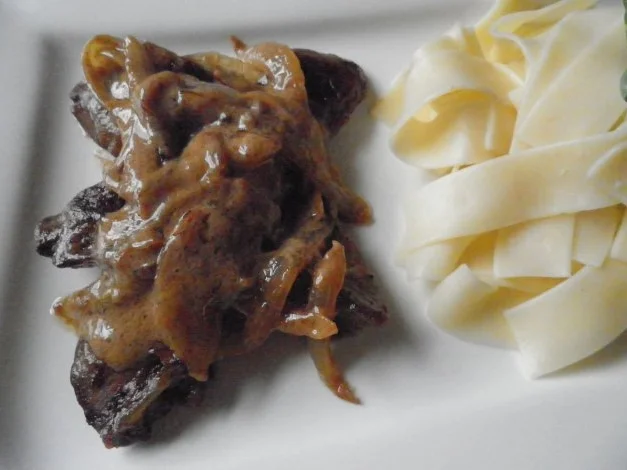 Hähnchenleber mit Whisky - Sahnesoße - Rezept