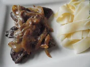 Hähnchenleber mit Whisky - Sahnesoße - Rezept