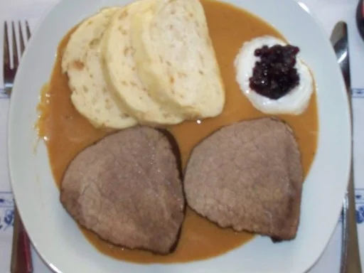 Svickova - böhmischer Sahnerinderbraten - Rezept