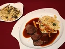 Sauerbraten mit Rahmwirsing und handgeschabten Spätzle - Rezept