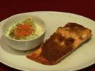 Rosa Räuber an Gurkentagliatelle - Lachs mit Gurkensalat (Silvia Laubenbacher) - Rezept