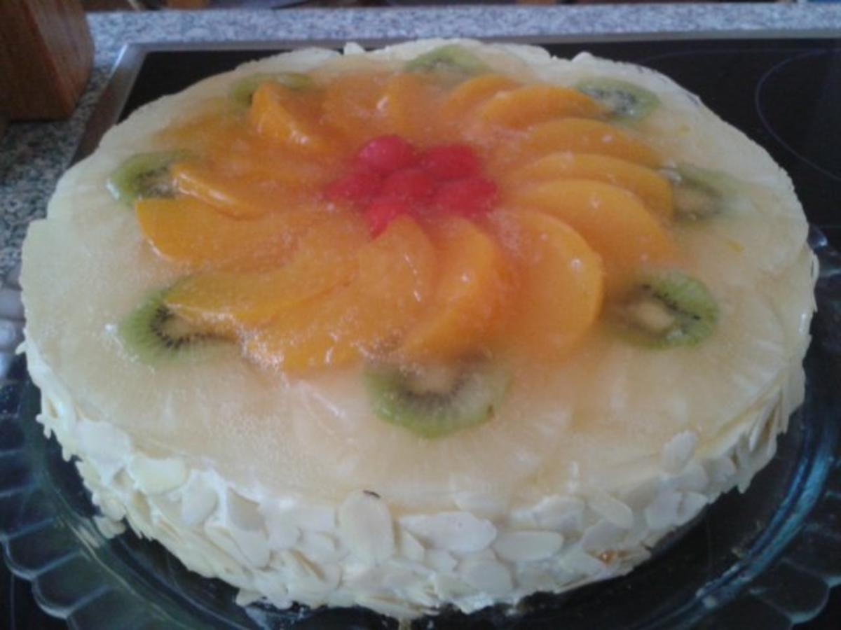 Aranca-Sekt-Torte mit Früchten - Rezept - Bild Nr. 4