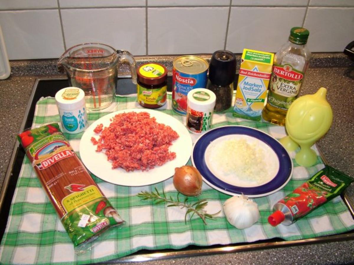 Hackfleisch - Tomatensauce - Rezept