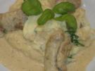 Involtini mit Ziegenfrischkäse,Parmaschinken und Rucola - Rezept