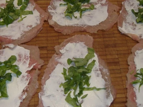 Rezept: Involtini mit Ziegenfrischkäse,Parmaschinken und Rucola Bild Nr. 2 Involtini mit Ziegenfrischkäse,Parmaschinken und Rucola - Rezept - Bild Nr. 2