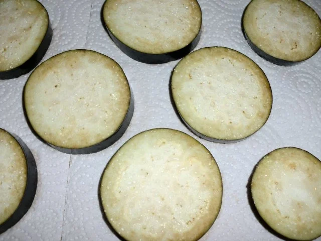 Gegrillte Aubergine mit weißen Bohnen - Rezept - Bild Nr. 4