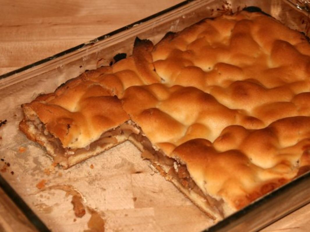 Gedeckter Apfelkuchen - einfach - 100 kcal/100g