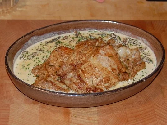 KALBSKOTELETTS  MIT  MORCHELN  /  COTES  DE VEAU  AUX  MORILLES - Rezept - Bild Nr. 11