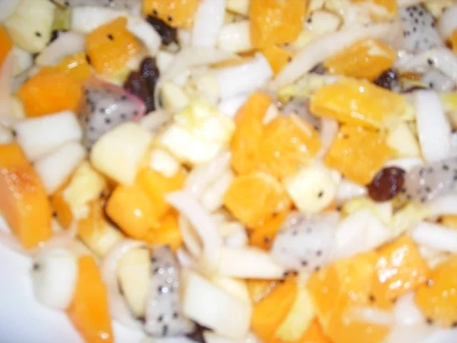 Rezept: Obst-Salat im Januar ohne Banane Bild Nr. 5 Obst-Salat im Januar ohne Banane - Rezept - Bild Nr. 5