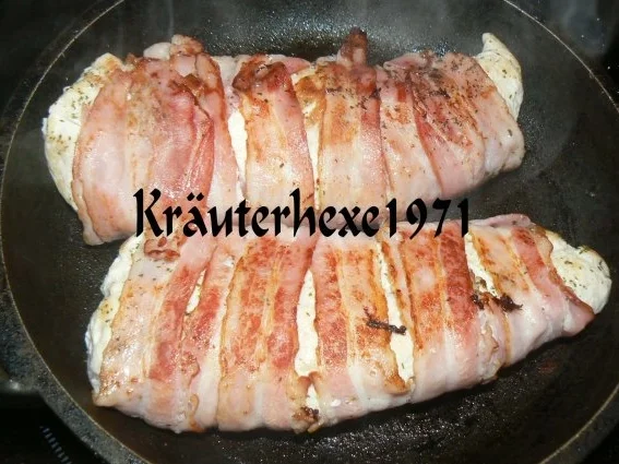 überbackenes Putenfilet im Speckmantel - Rezept - Bild Nr. 4