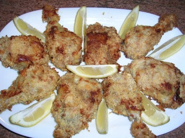 Backhendl vom Blech "Wiener Art" - Rezept