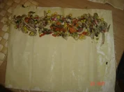 Pilzsalat im Blätterteig - Rezept