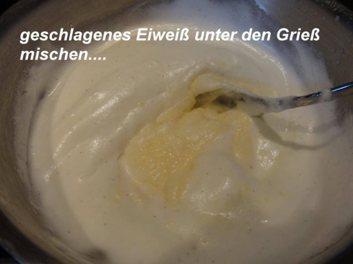 Dessert:   fluffiger GRIESSBREI mit Apfeleinlage - Rezept - Bild Nr. 6