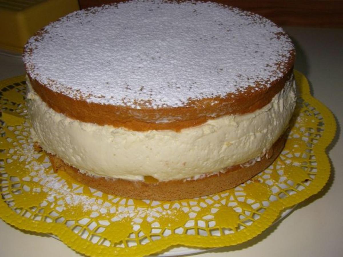 Bilder für Pfirsich-Melba-Quark-Torte - Rezept