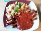 Spirelli in Tomatensosse mit Würstchenigel - Rezept