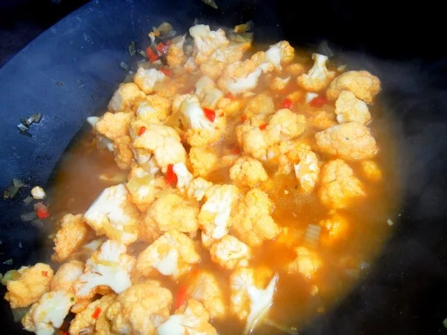 Blumenkohl-Curry mit fruchtiger Note; feurig/scharf - Rezept - Bild Nr. 6