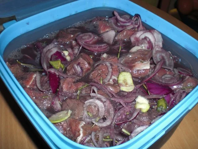 Rindergulasch à la Bourguion - Rezept