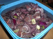 Rindergulasch à la Bourguion - Rezept