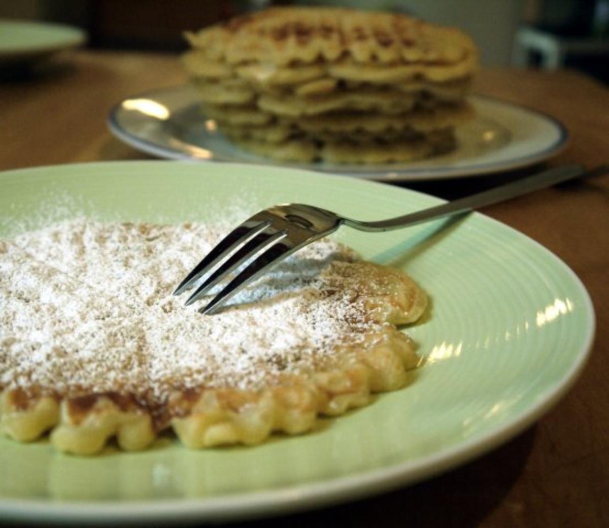 Marzipan Waffeln - Rezept mit Bild - kochbar.de