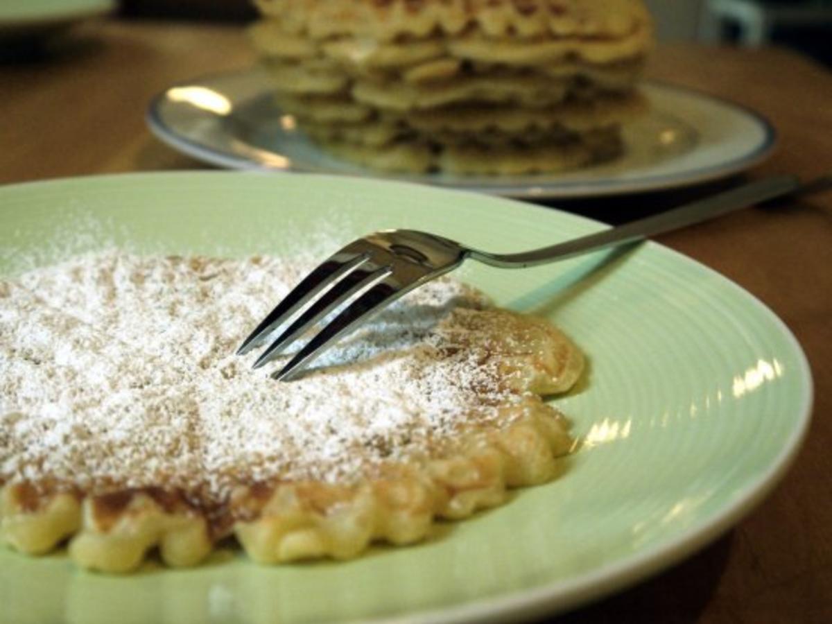 Marzipan Waffeln - Rezept mit Bild - kochbar.de