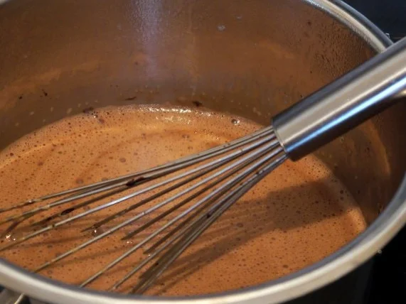 Gewürzbirnen mit Schokoladensahne - Rezept - Bild Nr. 3