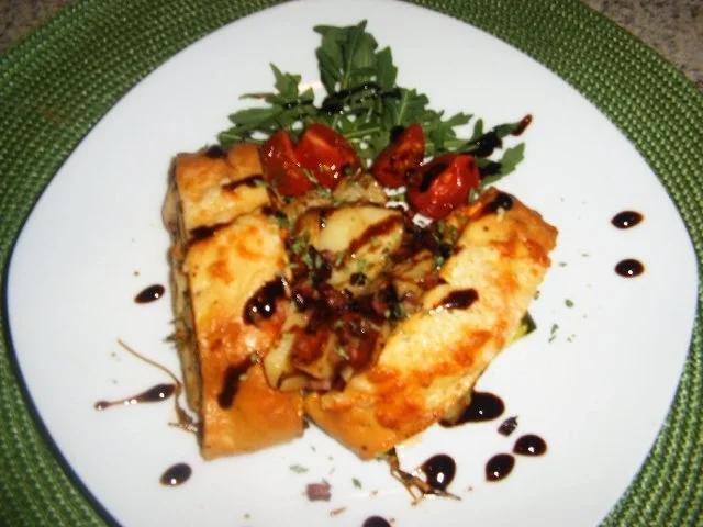 Eier-Omelett-Roulade - Rezept