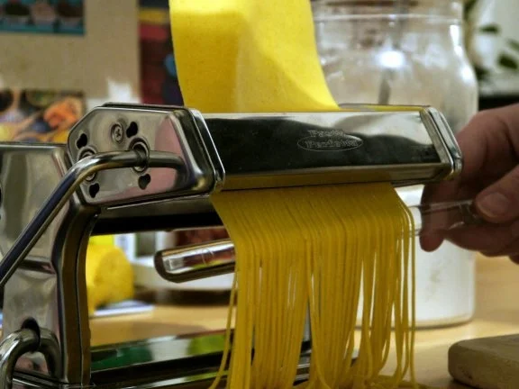 Spaghetti mit gerösteter Paprika-Sauce - Rezept - Bild Nr. 6