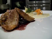 Mit Ahornsirup lackierte Wachtelbrust... - Rezept