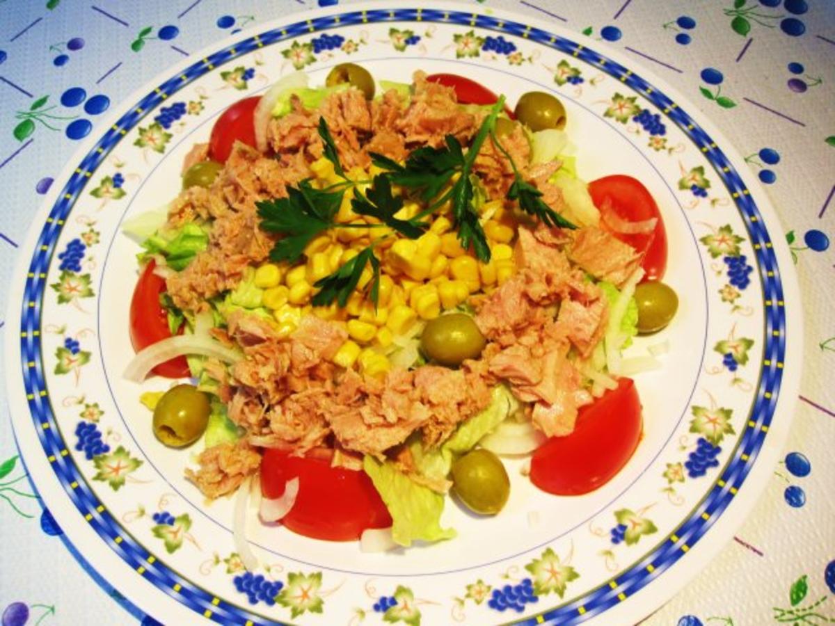 Großer bunter Salat mit Thunfisch ... - Rezept - Bild Nr. 4