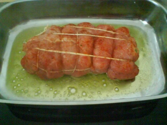 Rezept: Putenrollbraten Bild Nr. 9 Putenrollbraten - Rezept - Bild Nr. 9