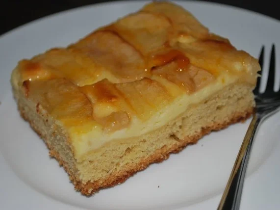 Rezept: Apfel-Quark-Kuchen vom Blech Apfel-Quark-Kuchen vom Blech - Rezept
