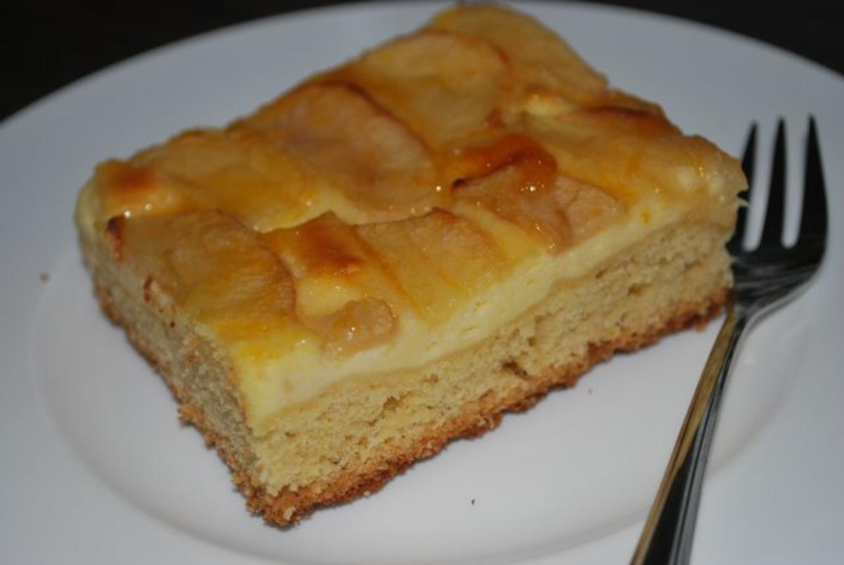 Apfel-Quark-Kuchen vom Blech - Rezept mit Bild - kochbar.de