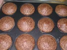 Rezept: dunkle Kokos-Himbeer-Muffins dunkle Kokos-Himbeer-Muffins - Rezept