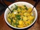 Hunsricker Grumbeeresalat                          (Kartoffelsalat aus dem Hunsrück) - Rezept