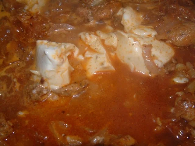 Zwiebelgeschnezeltes in Paprika-Käsesauce - Rezept - Bild Nr. 7