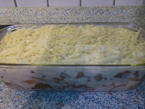 Waldpilz Lasagne mit Lachs - Rezept - Bild Nr. 2