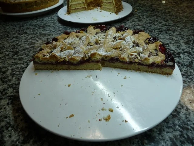 Weiße Linzertorte - Rezept