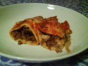 Herzhafter Pfannkuchenauflauf - Rezept