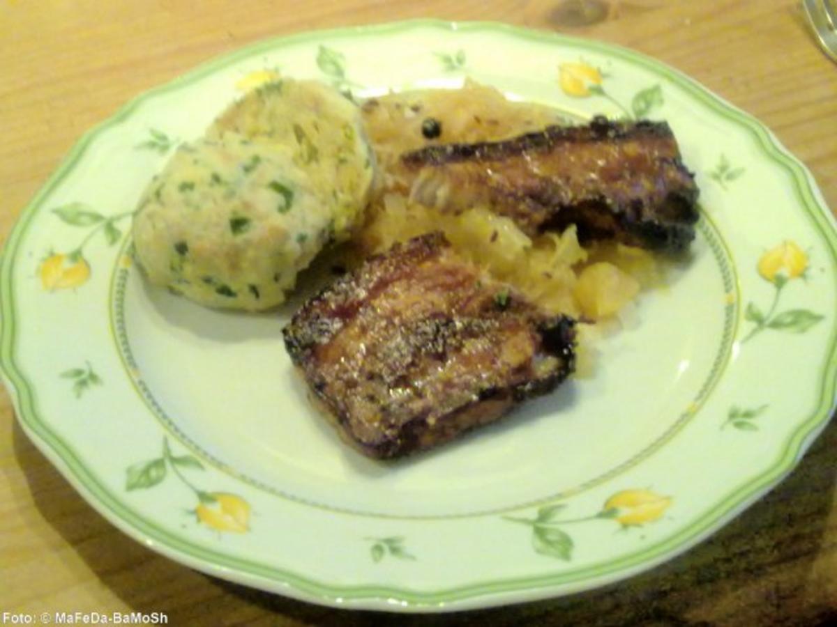 Bilder für Bayerischer Schweinebauch mit Bierkraut - Rezept