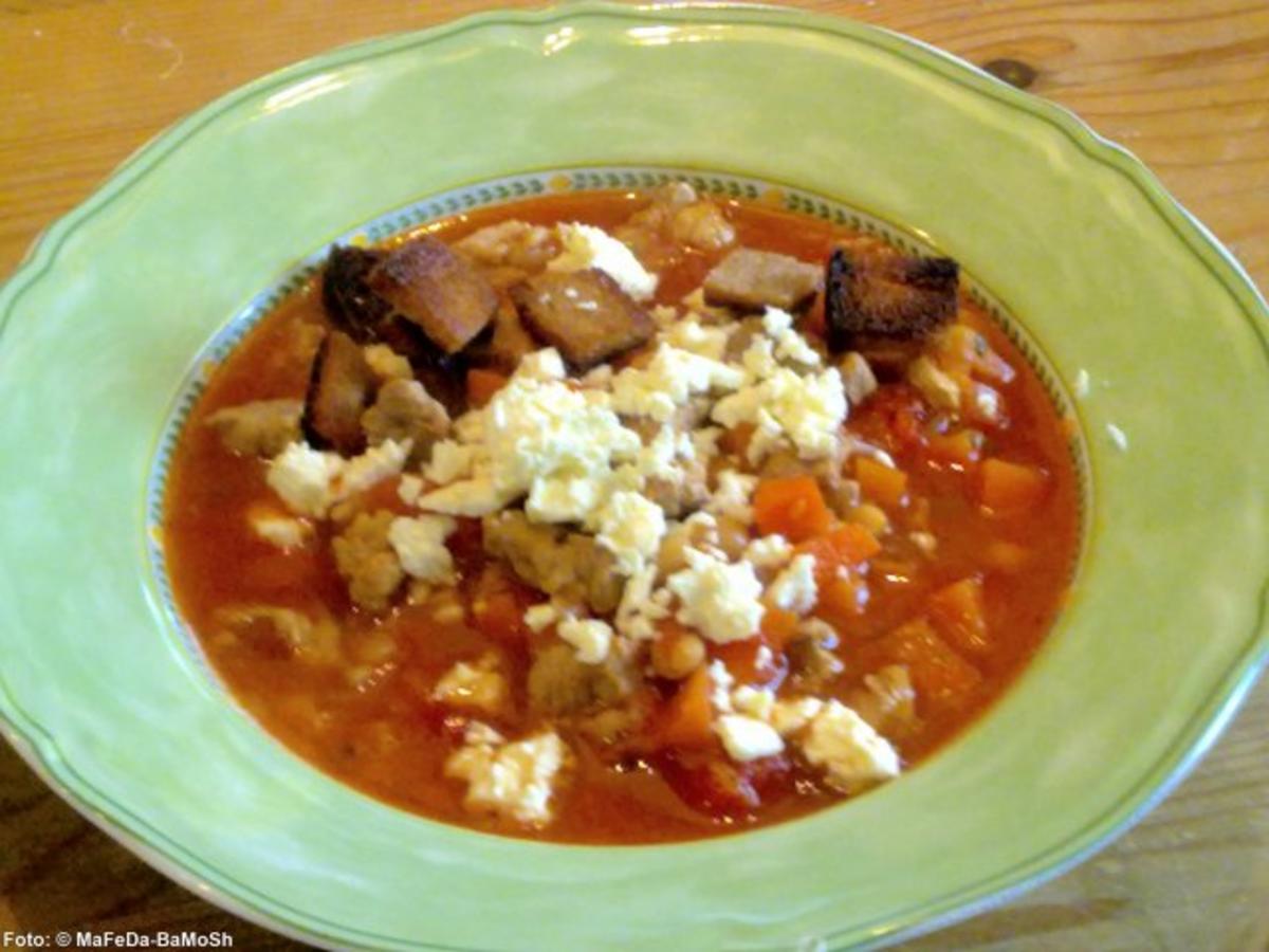 Ofensuppe mit Feta - Rezept mit Bild - kochbar.de